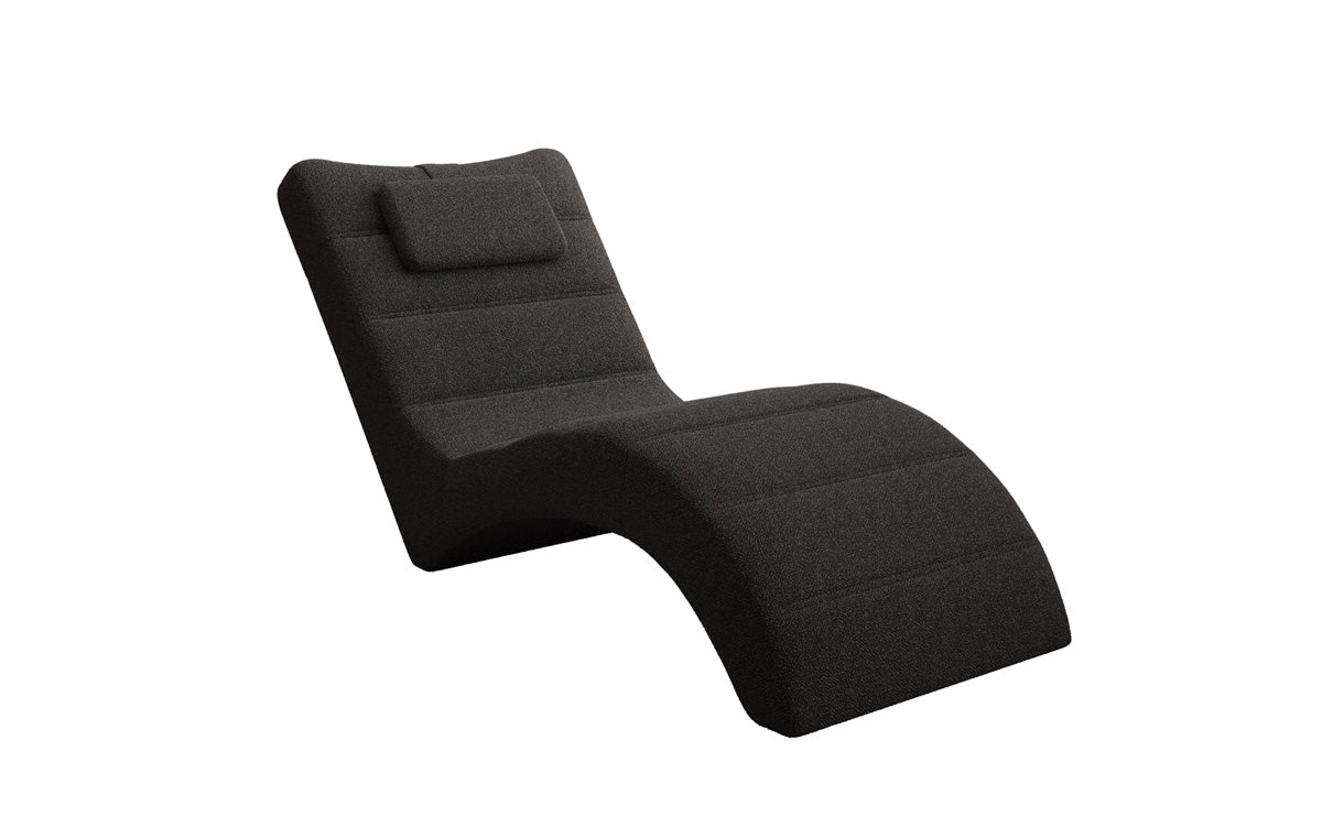 Designer Relax-Liege Leon in Bouclé