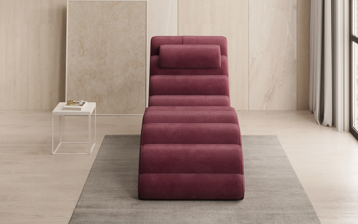 Designer Relax-Liege Malina in Samt