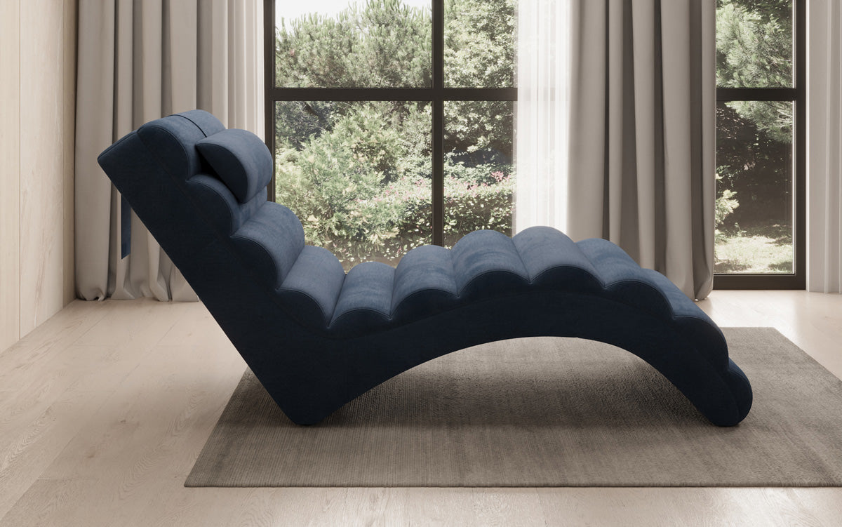 Designer Relax-Liege Malina in Samt