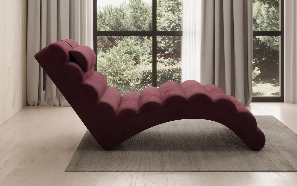 Designer Relax-Liege Malina in Samt