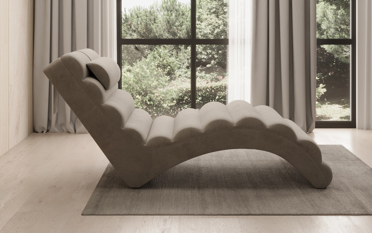 Designer Relax-Liege Malina in Samt