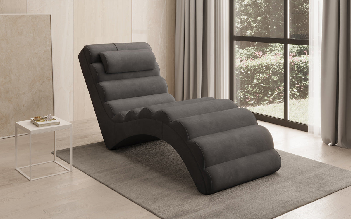 Designer Relax-Liege Malina in Samt