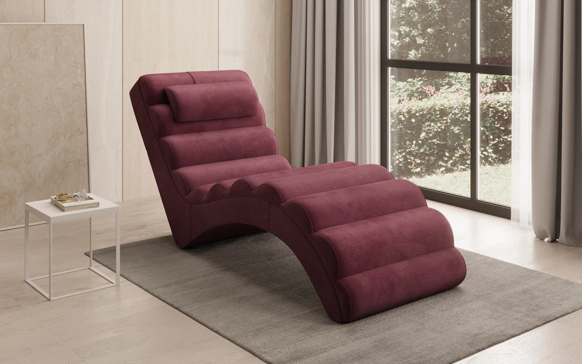 Designer Relax-Liege Malina in Samt