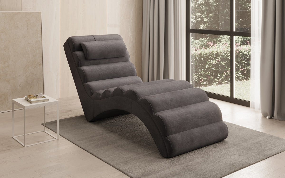 Designer Relax-Liege Malina in Samt