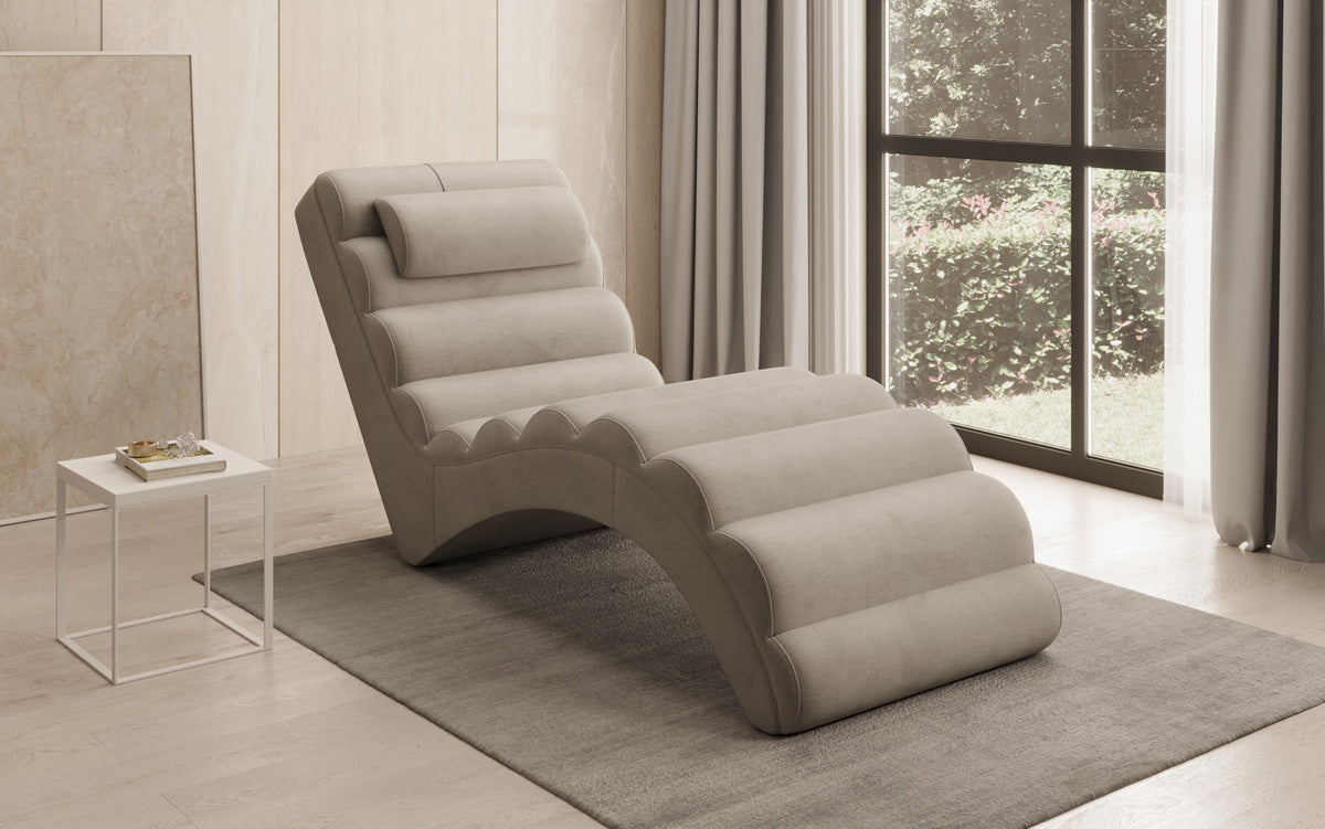Designer Relax-Liege Malina in Samt