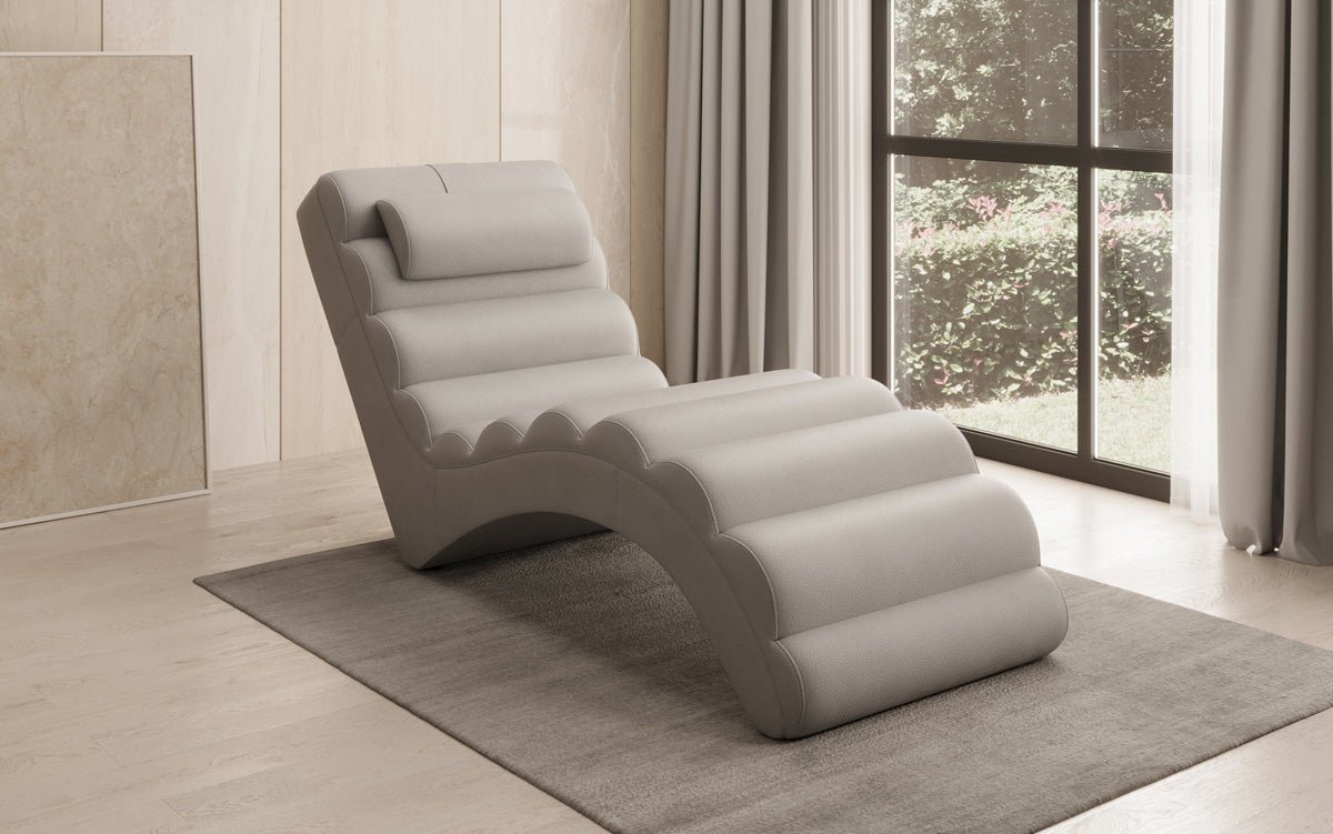 Designer Relax-Liege Malina a Echtleder
