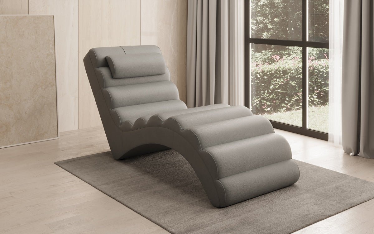 Designer Relax-Liege Malina a Echtleder