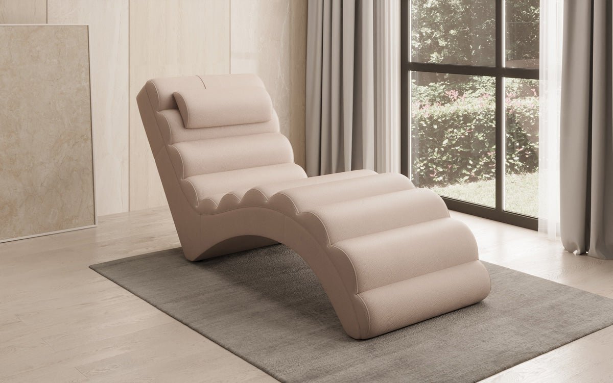 Designer Relax-Liege Malina a Echtleder