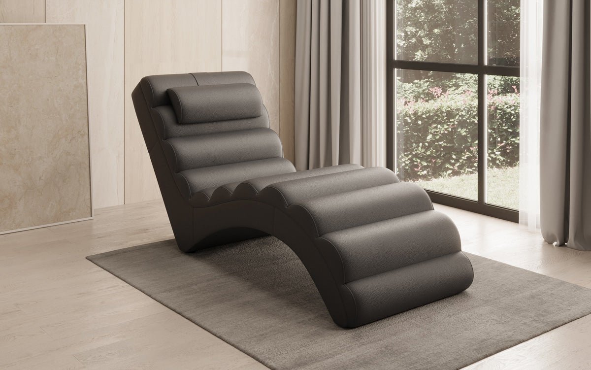 Designer Relax-Liege Malina a Echtleder