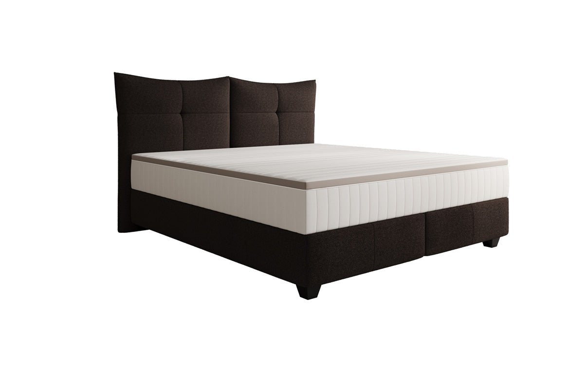 Boxspringbett Veyora a Bouclé