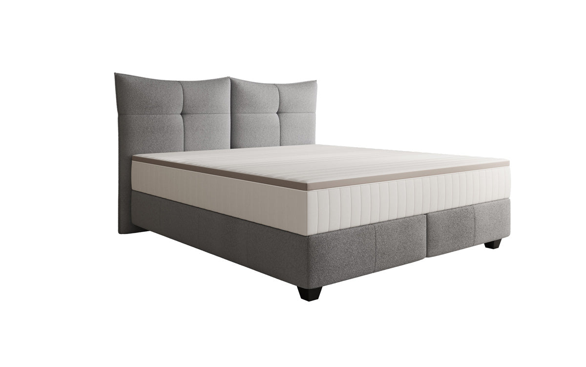 Boxspringbett Veyora a Bouclé