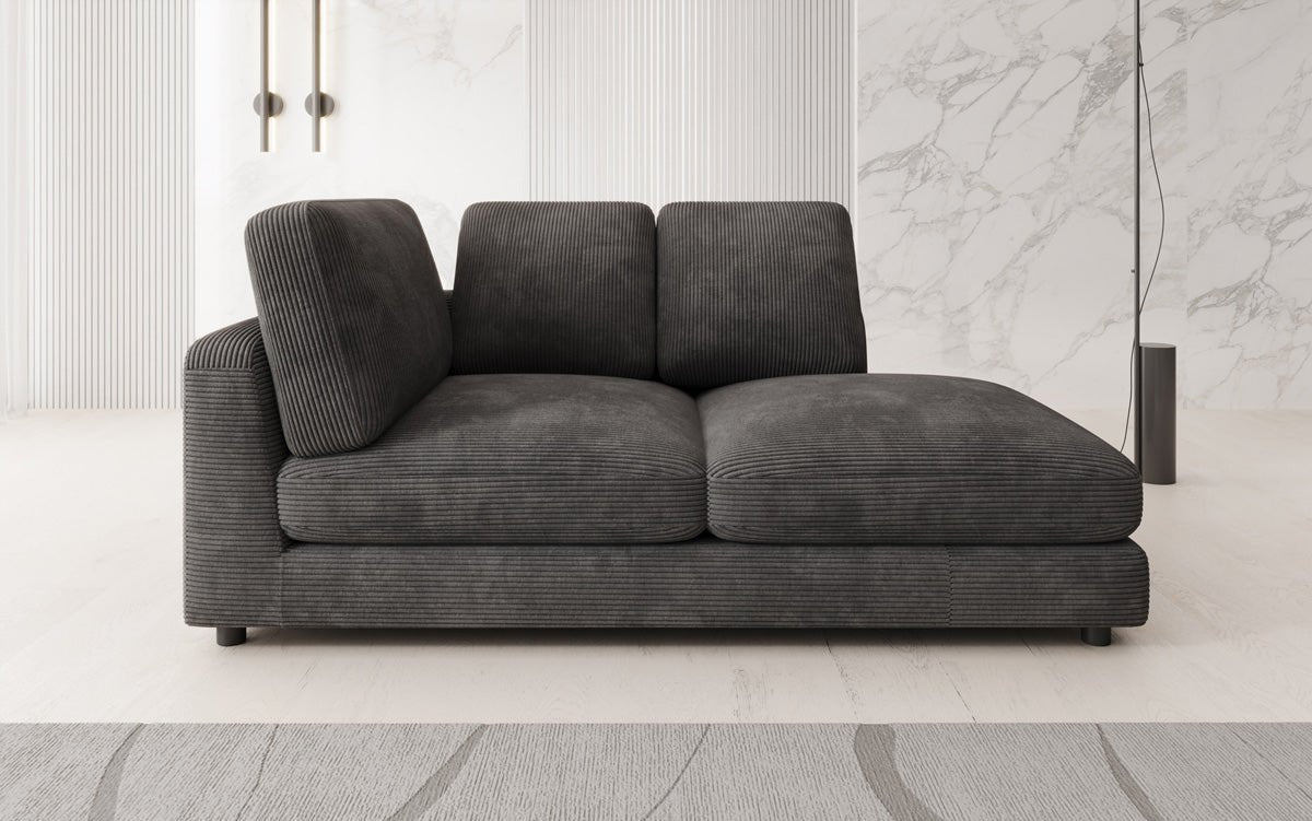 Designer Chaiselounge/Sofa Thalessa am Cord