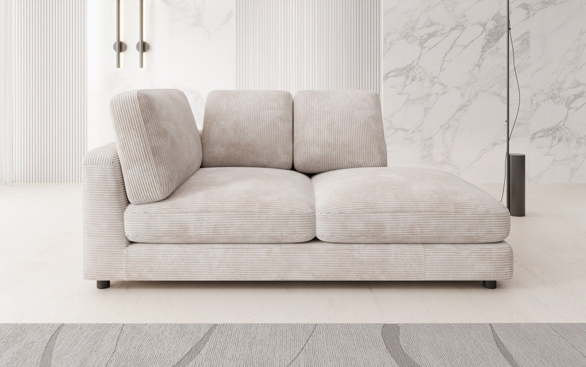 Designer Chaiselounge/Sofa Thalessa am Cord