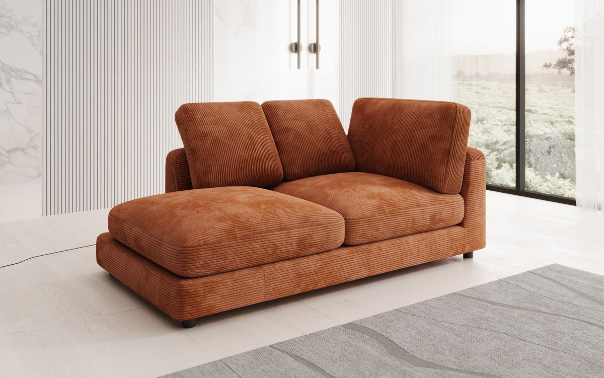 Designer Chaiselounge/Sofa Thalessa am Cord