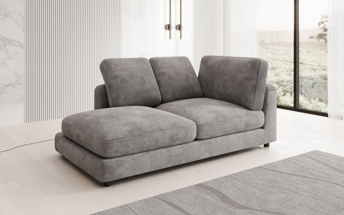 Designer Chaiselounge/Sofa Thalessa am Cord