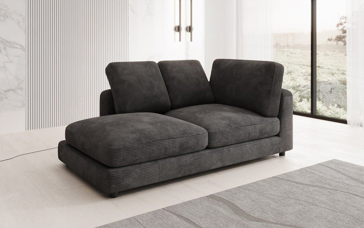 Designer Chaiselounge/Sofa Thalessa am Cord