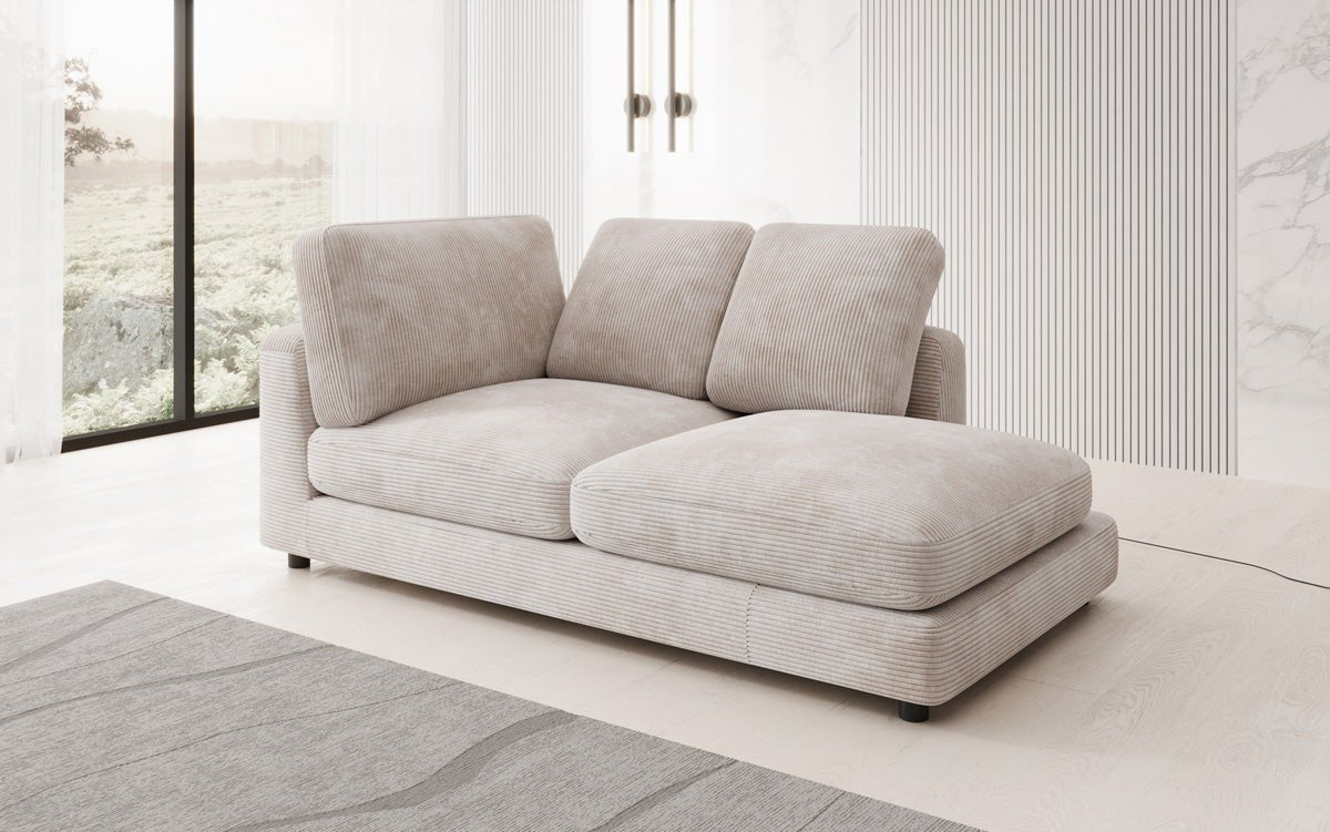 Designer Chaiselounge/Sofa Thalessa am Cord