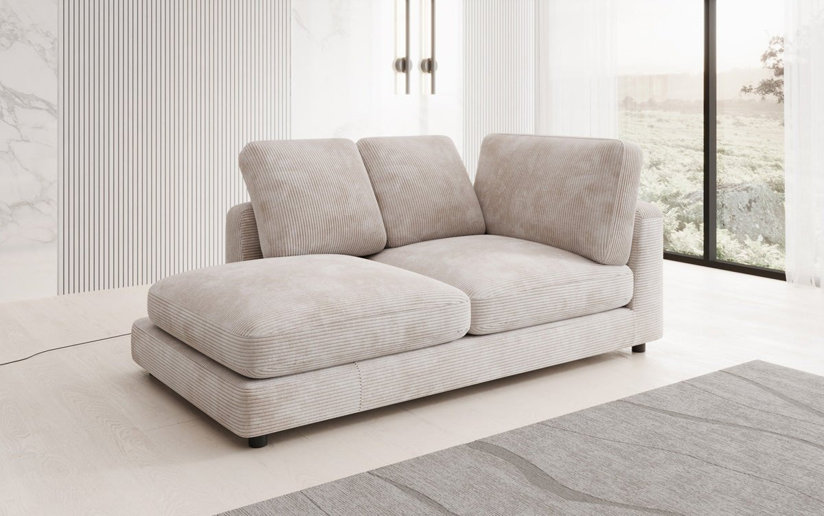 Designer Chaiselounge/Sofa Thalessa am Cord