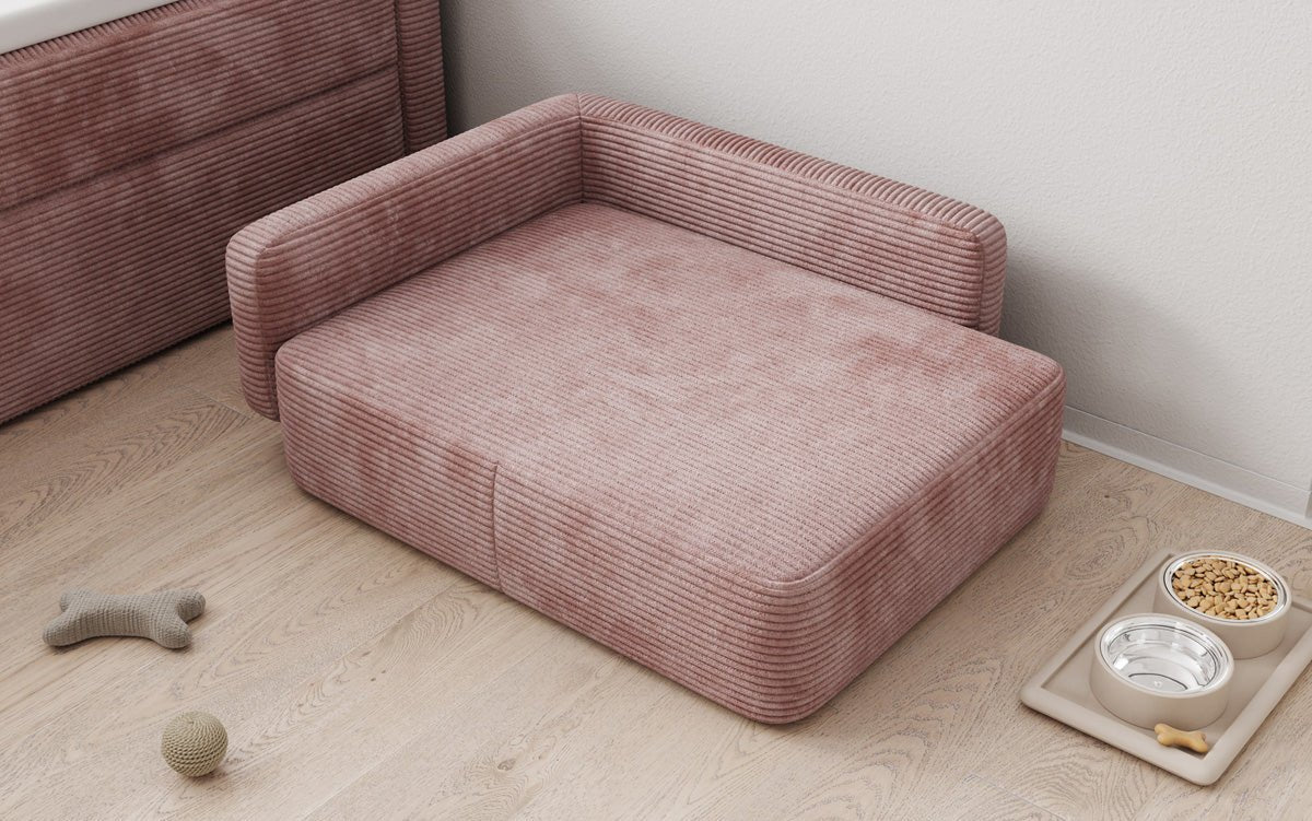 Hundebett BelloCouch 80 × 60 cm in Cord