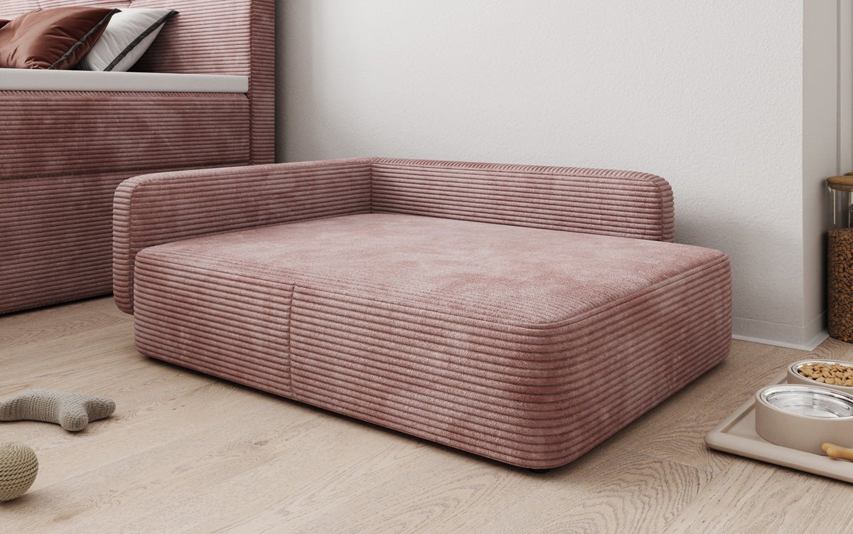 Hundebett BelloCouch 80 × 100 cm in Cord