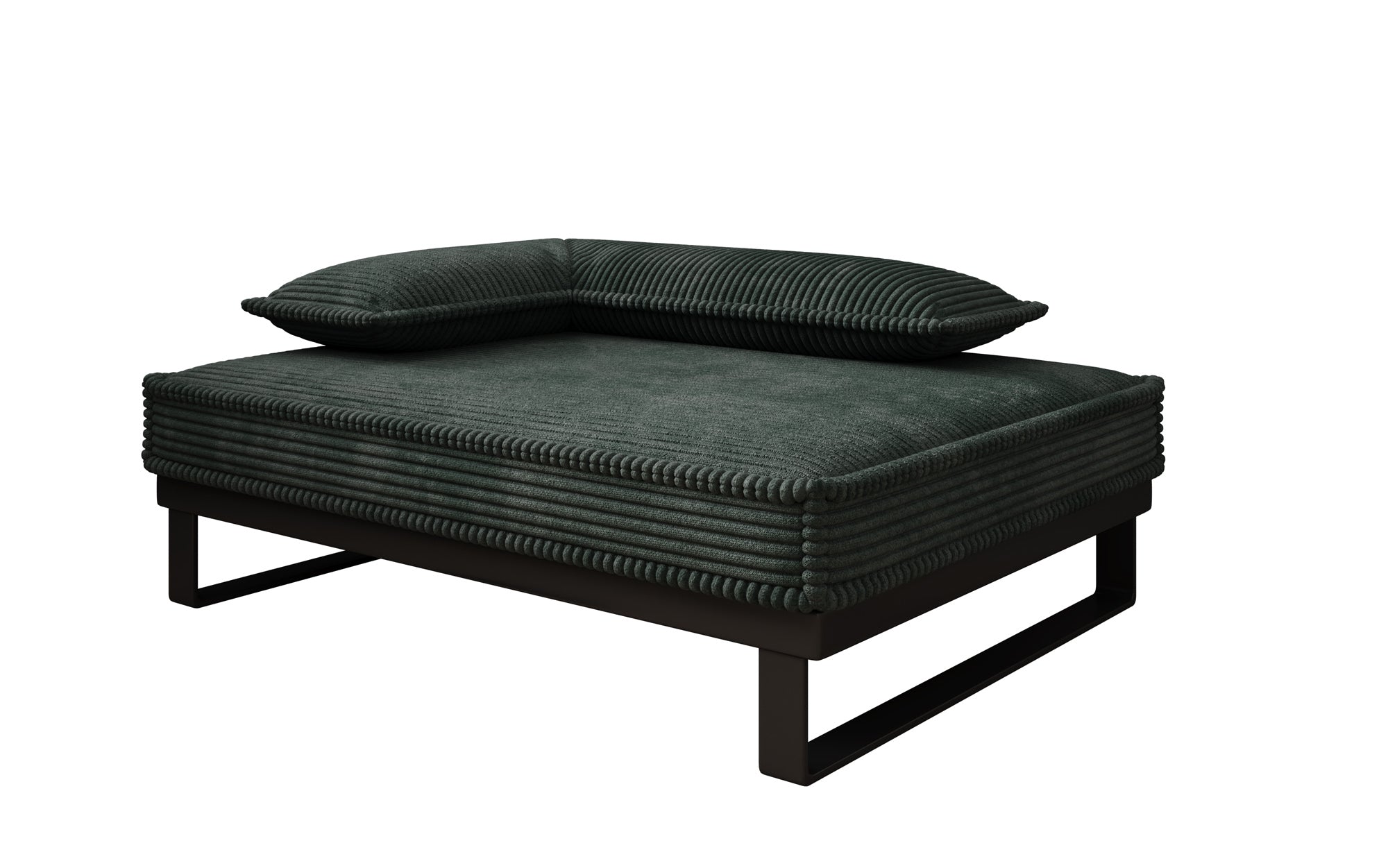 Hundebett Milo – 80×60 cm mit Cordbezug & Metallrahmen