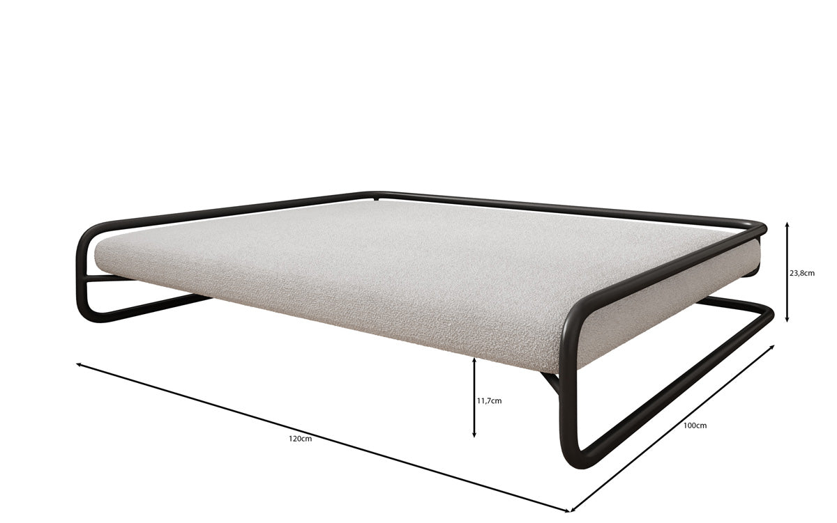 Hondebett Arlo 100×120 cm a Bouclé