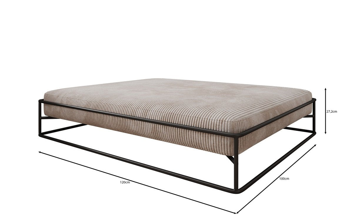 Hondebett Lumo 100x120 cm am Cord