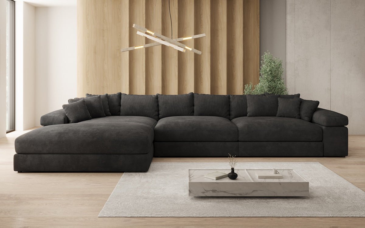 Designer Sofa Bernardo L Maxi mat breeder Ottomane a Cord