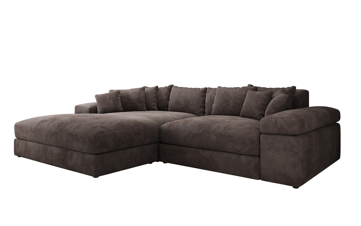 Designer Sofa Bernardo mat breeder Ottomane an Cord