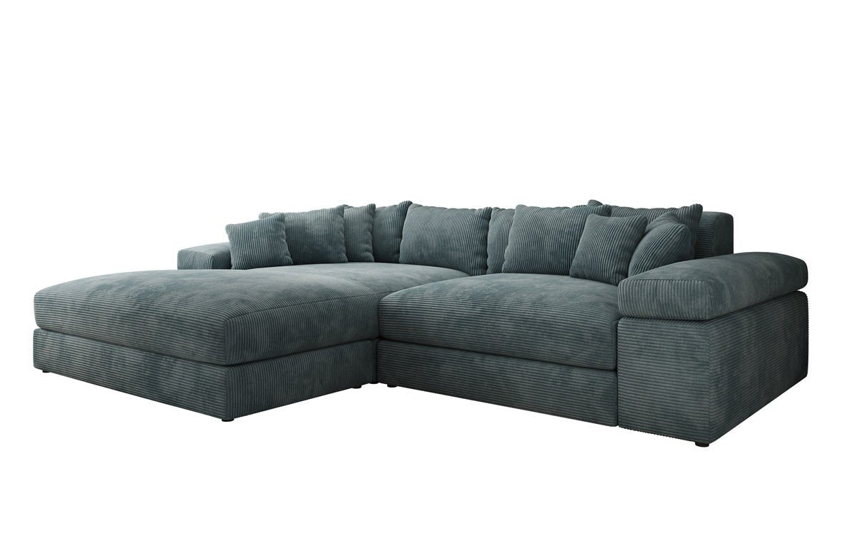 Designer Sofa Bernardo mat breeder Ottomane an Cord
