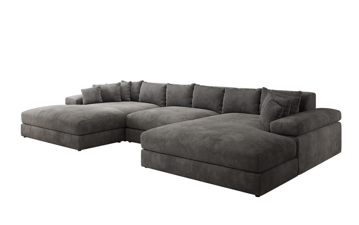 Designer Sofa Bernardo U mat breeder Ottomane a Cord