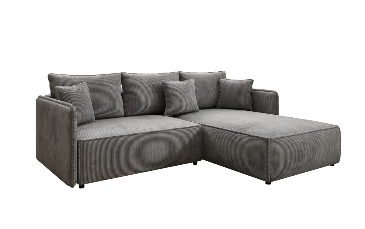 Designer Sofa Marlen mat Schloof- an Zesummeklappfunktioun an Cord