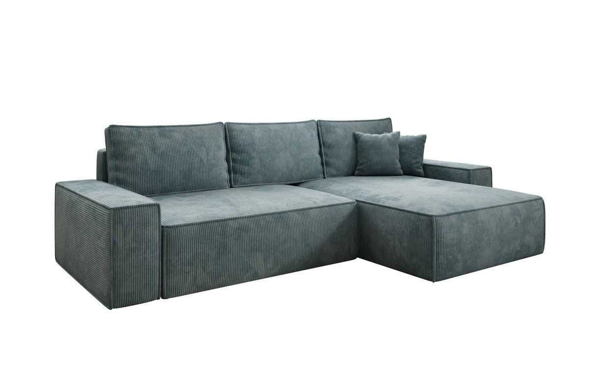 Designer Sofa Lunaro mat Schloof- an Zesummeklappfunktioun a Cord