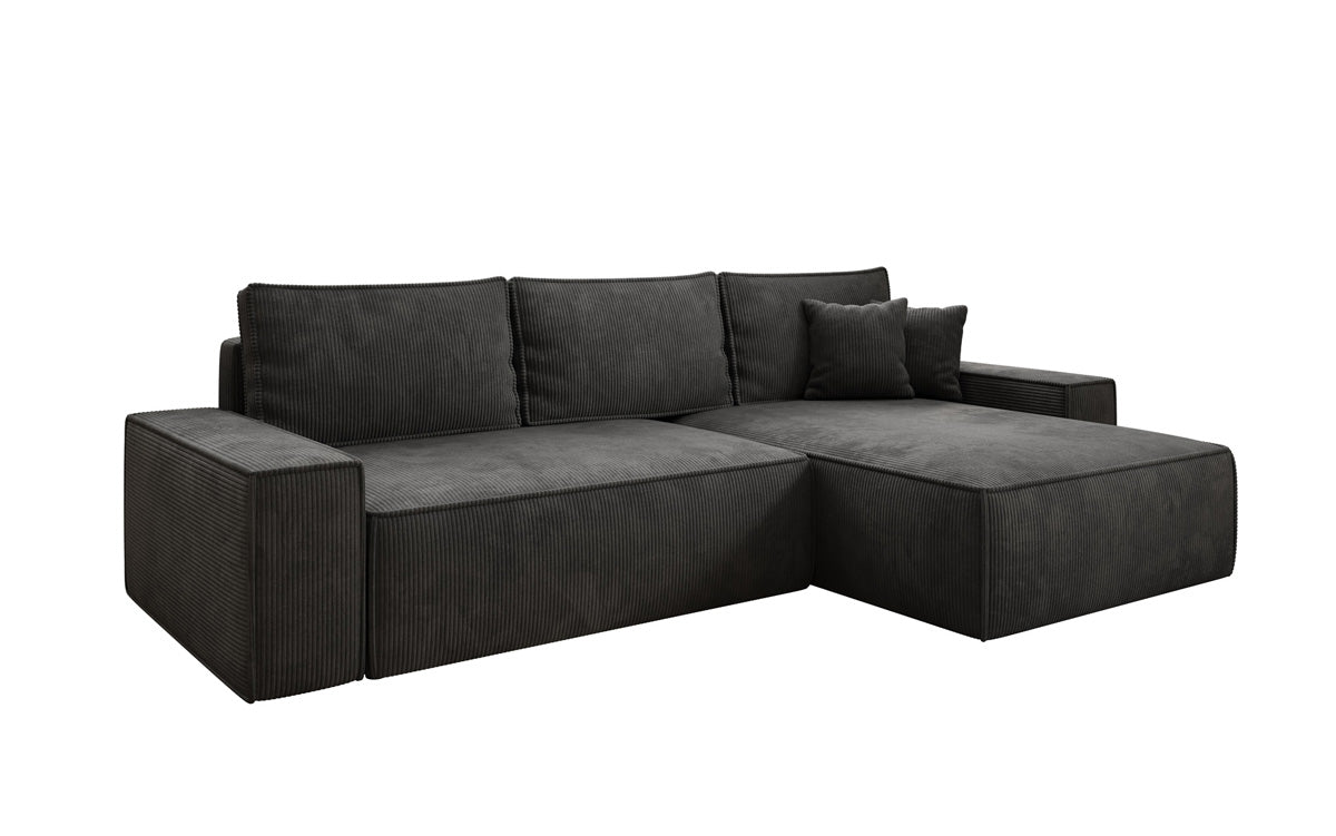 Designer Sofa Lunaro mat Schloof- an Zesummeklappfunktioun a Cord