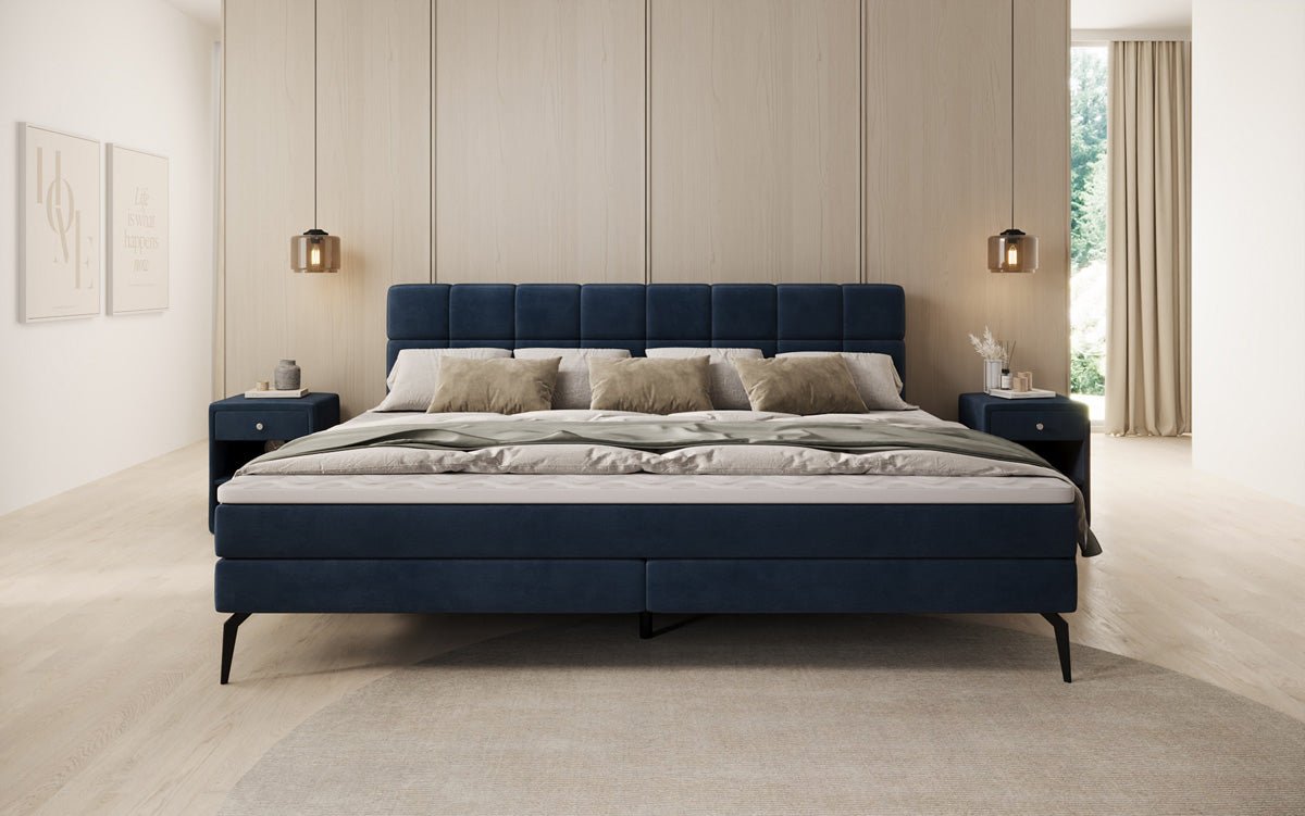 Famillje Boxspringbett Savona – 220/240x200 a Samt