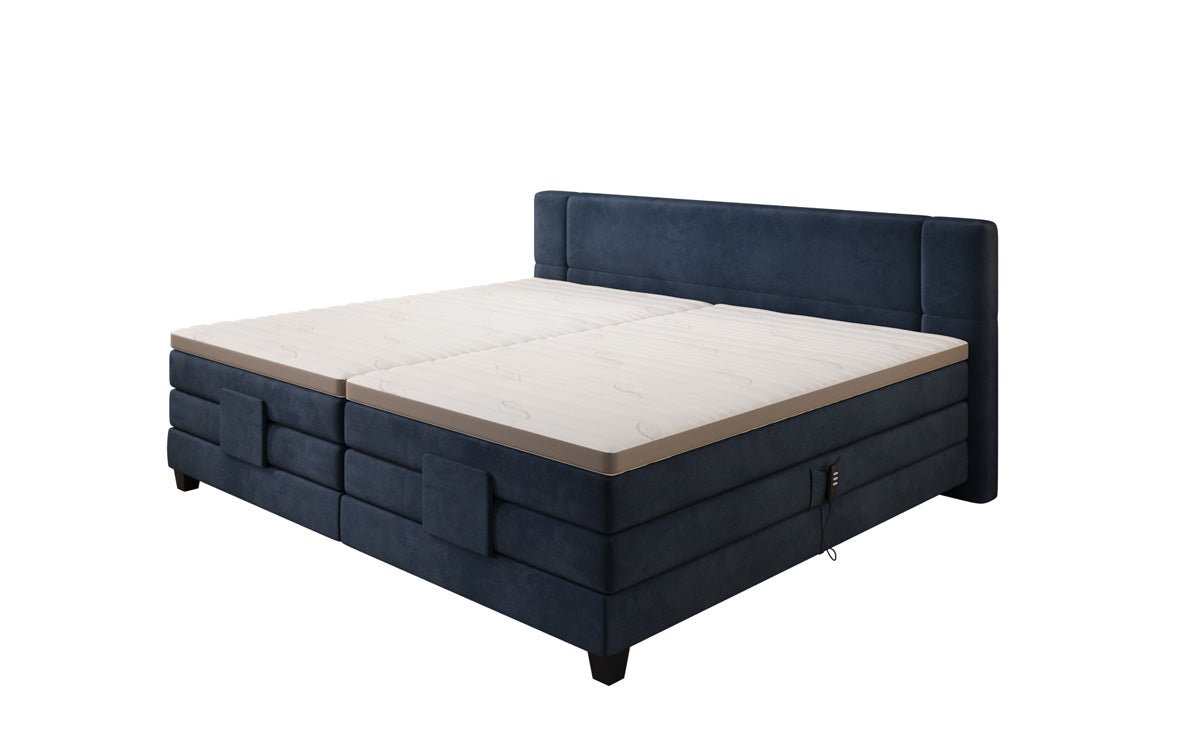 Famillje Boxspringbett Noela 220/240x200 elektresch justéierbar a Samt