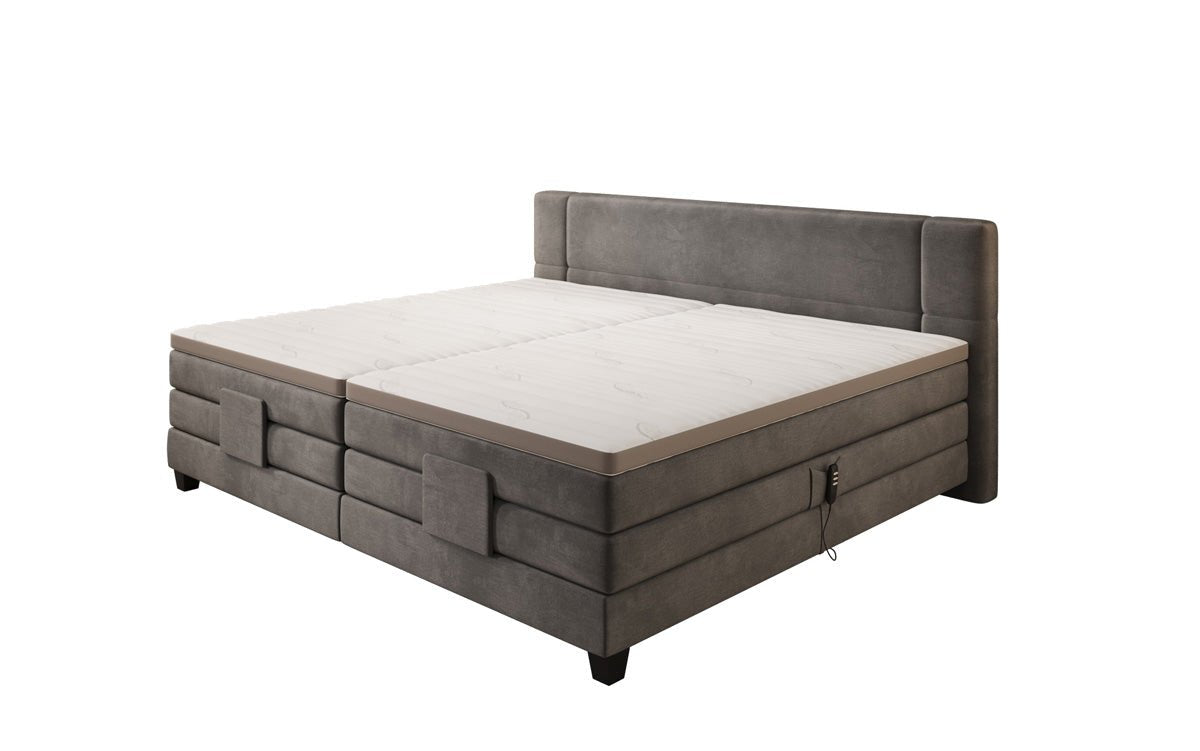 Famillje Boxspringbett Noela 220/240x200 elektresch justéierbar a Samt
