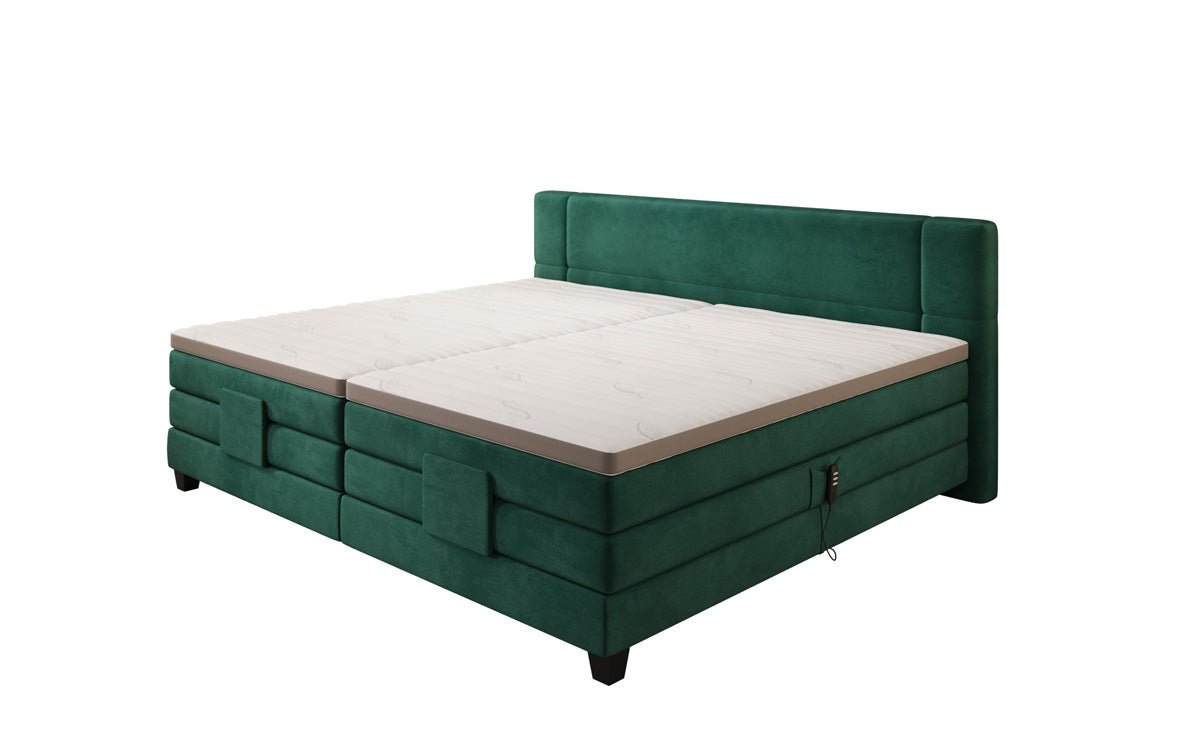 Famillje Boxspringbett Noela 220/240x200 elektresch justéierbar a Samt