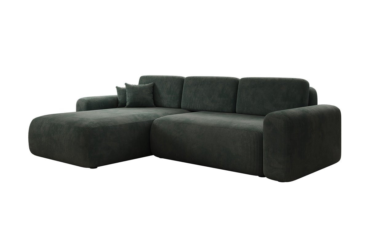 Designer-Sofa Lola mat Schlof- a Klappfunktioun a Cord