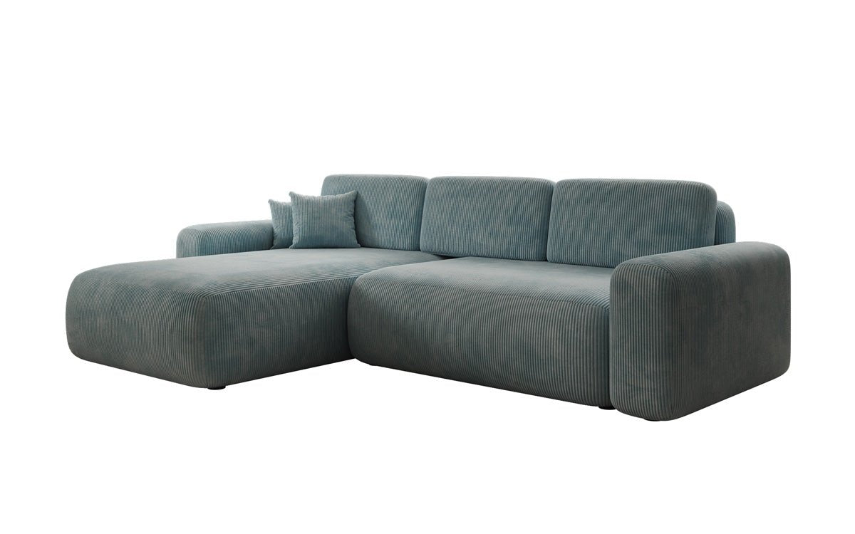 Designer-Sofa Lola mat Schlof- a Klappfunktioun a Cord