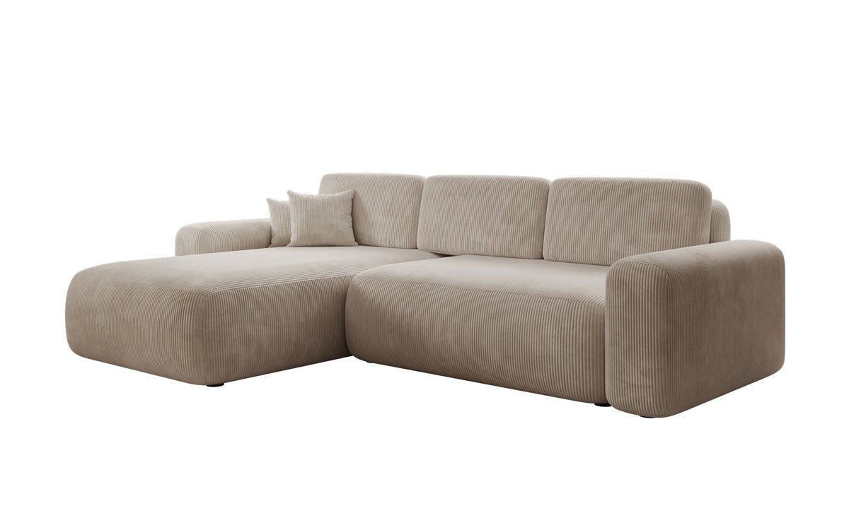 Designer-Sofa Lola mat Schlof- a Klappfunktioun a Cord
