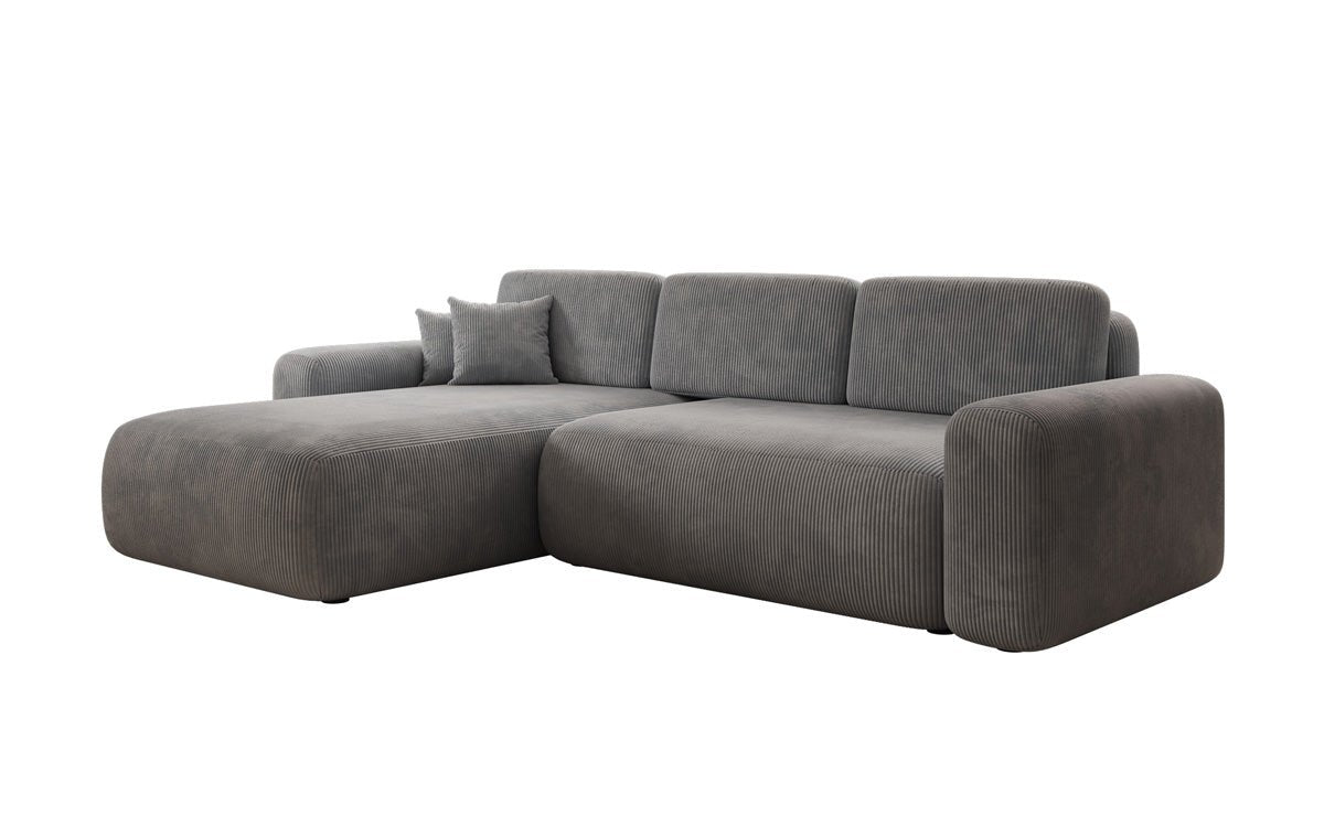 Designer-Sofa Lola mat Schlof- a Klappfunktioun a Cord
