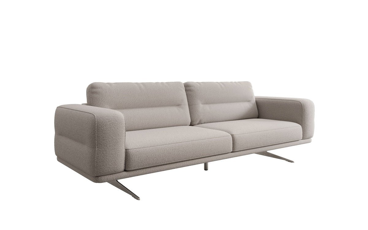 Designer-Sofa Torino 3-Sëtzer a Bouclé