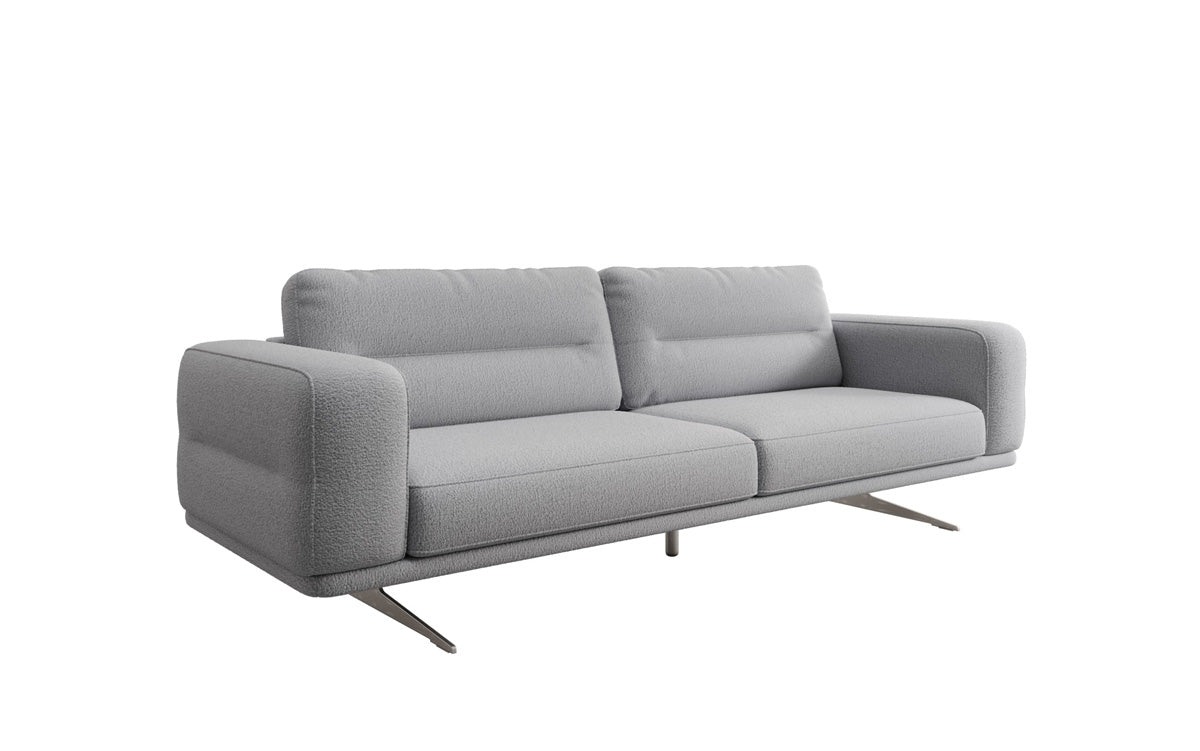 Designer-Sofa Torino 3-Sëtzer a Bouclé