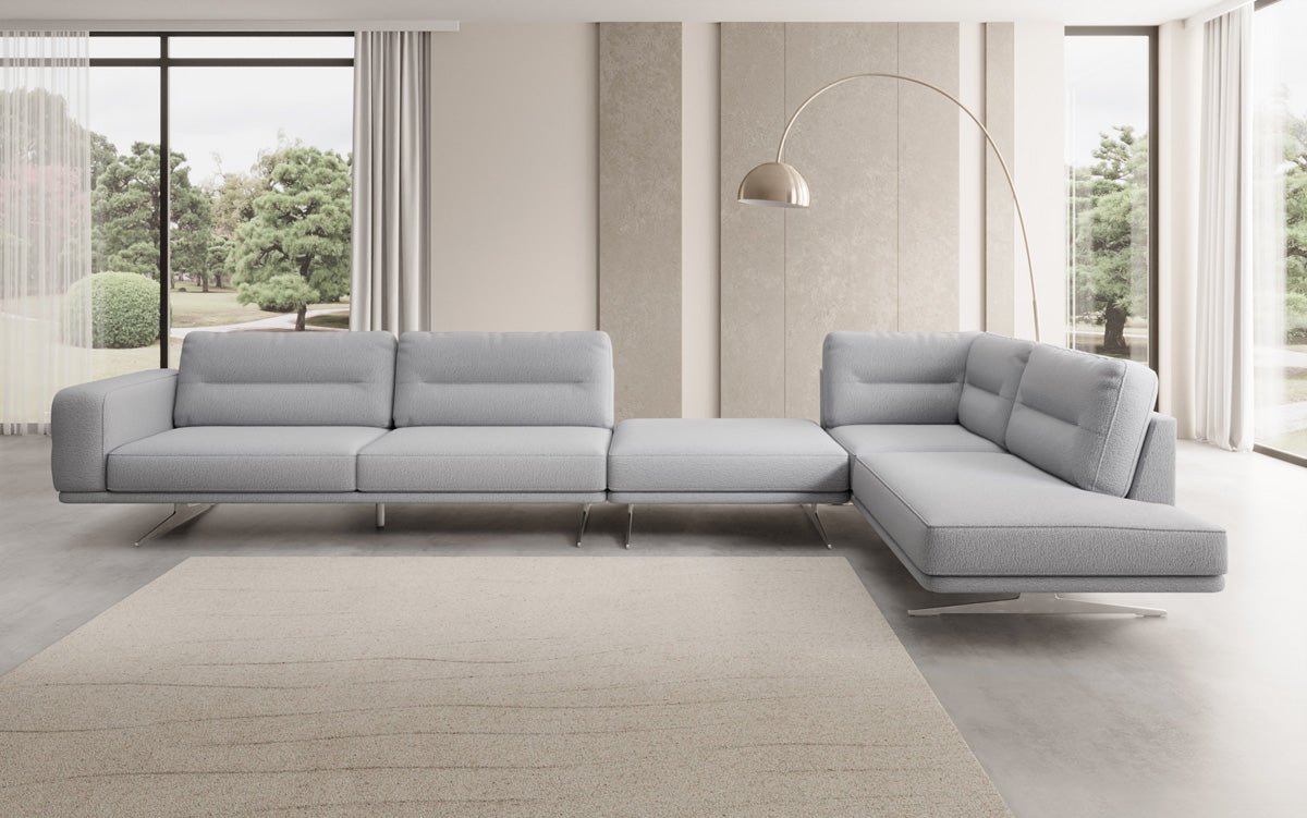 Designer-Sofa Torino L Maxi aus Bouclé