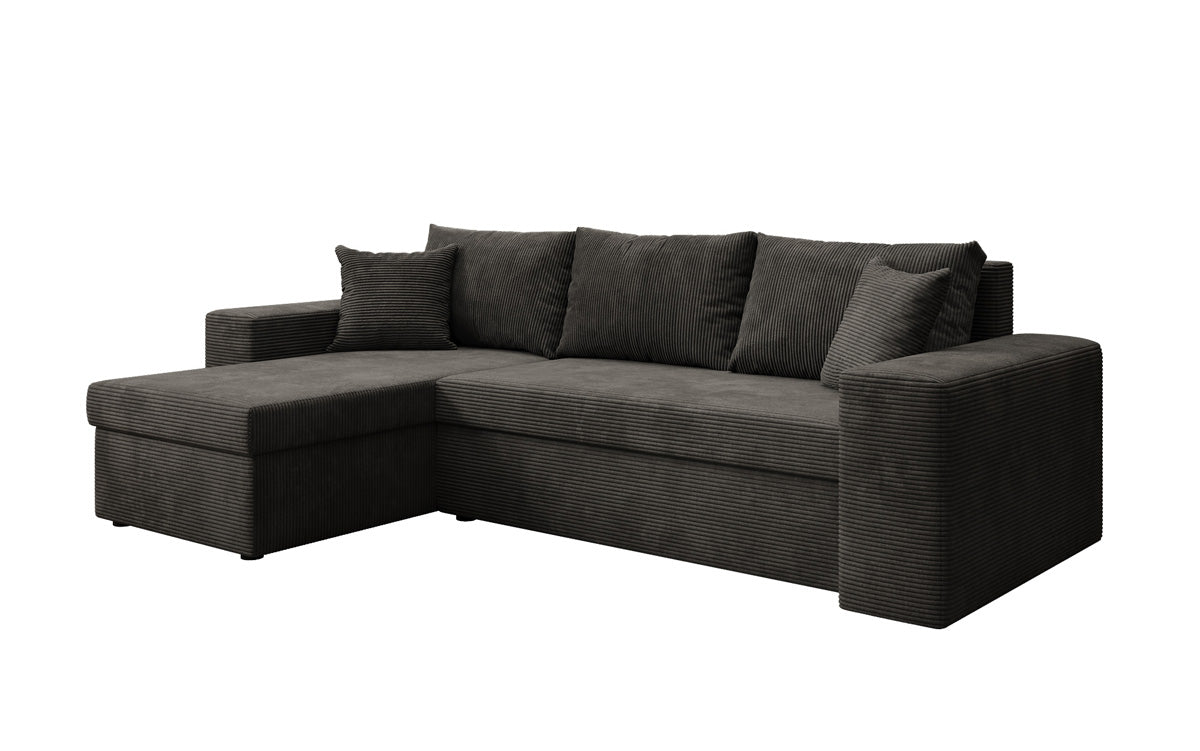 Designer Sofa Denver Cord mat Schloof- a Klapfunktioun