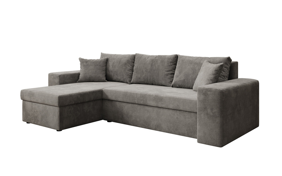 Designer Sofa Denver Cord mat Schloof- a Klapfunktioun