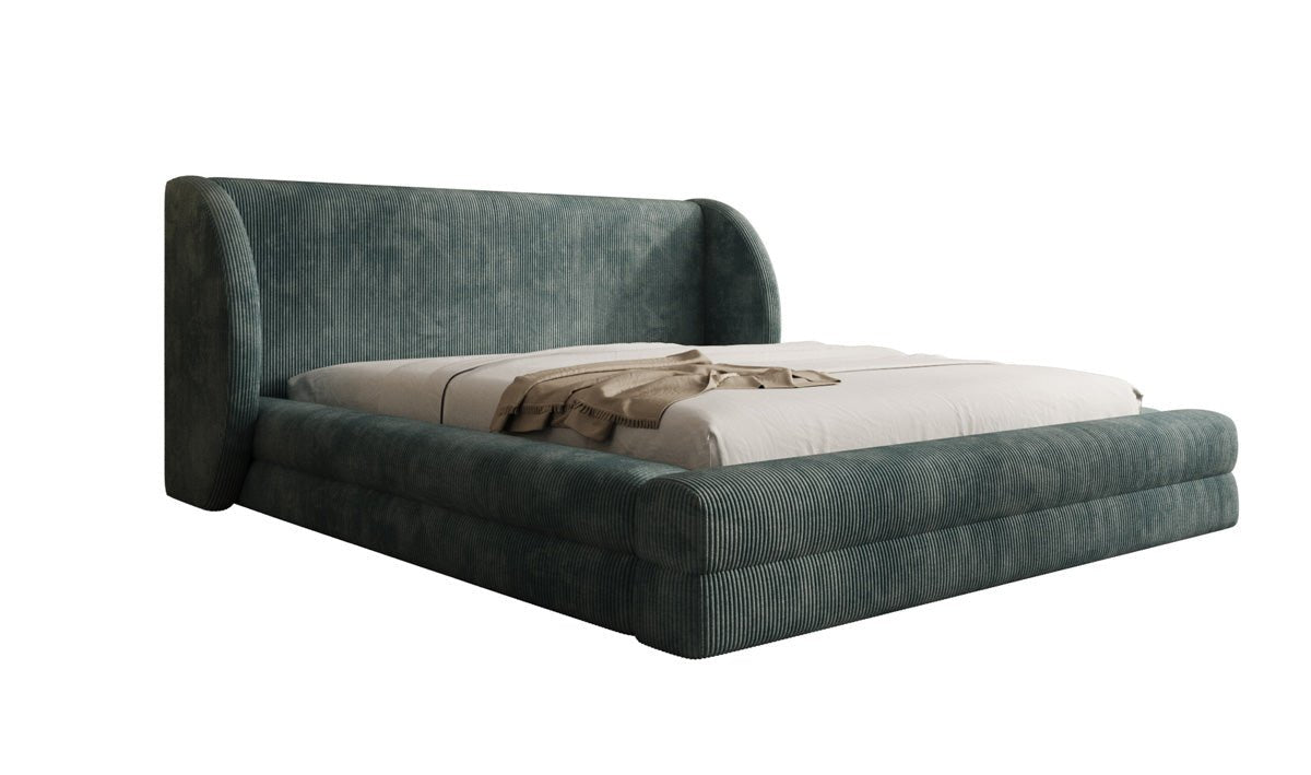 Designer-Polsterbett Liv Cord mat Stauraum