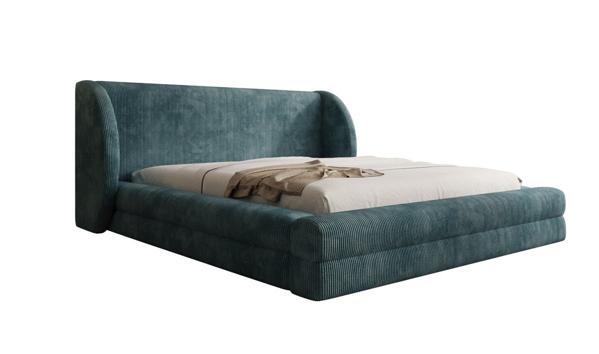 Designer-Polsterbett Liv Cord mat Stauraum