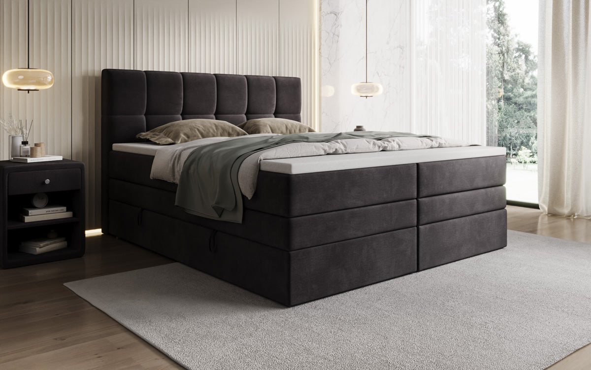 Boxspringbett Windsor mat Stauraum a Samett